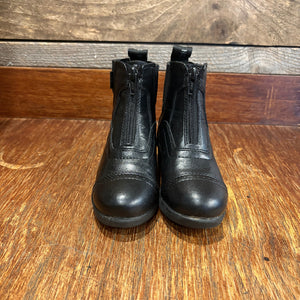 GENTLY USED Saxon Syntovia Kids Zip Paddock Boots