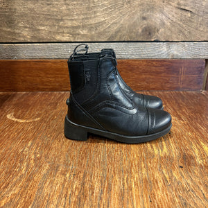 GENTLY USED Saxon Syntovia Kids Zip Paddock Boots
