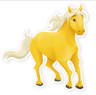 Wild At Heart Press Die-Cut Sticker - Fabio