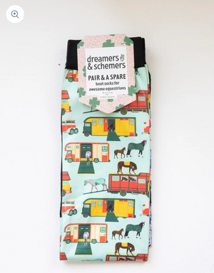 Dreamers & Schemers Boot Socks - A Pair & A Spare!!