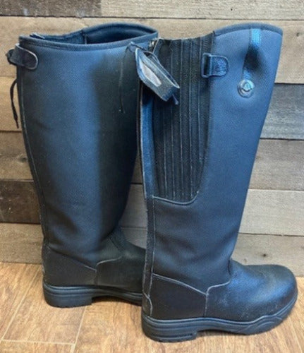 GENTLY USED- Mountain Horse Men's Rimfrost Rider III Tall Boot BLACK SIZE 10*