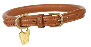 Shires Digby and Fox Rolled Leather Collar
