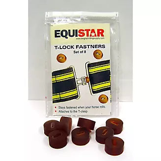 Equi-Essentials Eco Pure Rubber Surcingle T-Locks Set-8