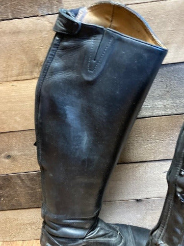 GENTLY USED- Tredstep Renaissance Donatello Tall Dress Boots - BLACK 40 Plus Tall