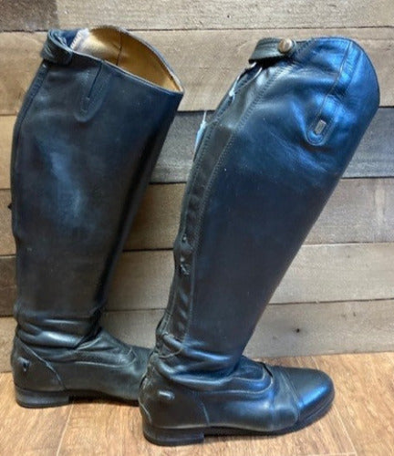 GENTLY USED- Tredstep Renaissance Donatello Tall Dress Boots - BLACK 40 Plus Tall