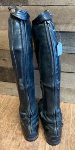 GENTLY USED- Tredstep Renaissance Donatello Tall Dress Boots - BLACK 40 Plus Tall