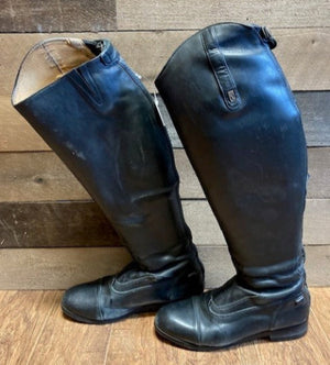GENTLY USED- Tredstep Renaissance Donatello Tall Dress Boots - BLACK 40 Plus Tall