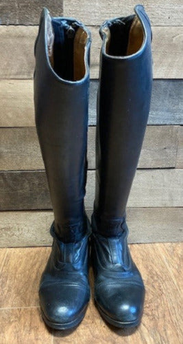 GENTLY USED- Tredstep Renaissance Donatello Tall Dress Boots - BLACK 40 Plus Tall