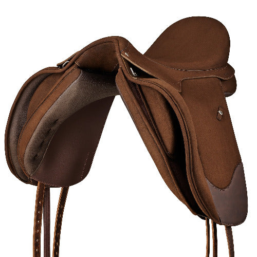 Tour De Dressage En Cuir Marron ErrePlus - Hauteur 55 Cm, Occasion, Pour Cheval