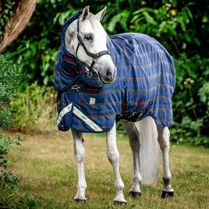 Horseware Rhino Plus Vari-Layer Turnout (250g Medium) - Limited Edition Holiday Plaid CLOSEOUT