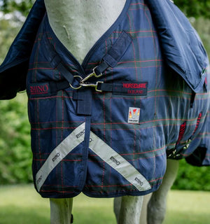 Horseware Rhino Plus Vari-Layer Turnout (250g Medium) - Limited Edition Holiday Plaid CLOSEOUT