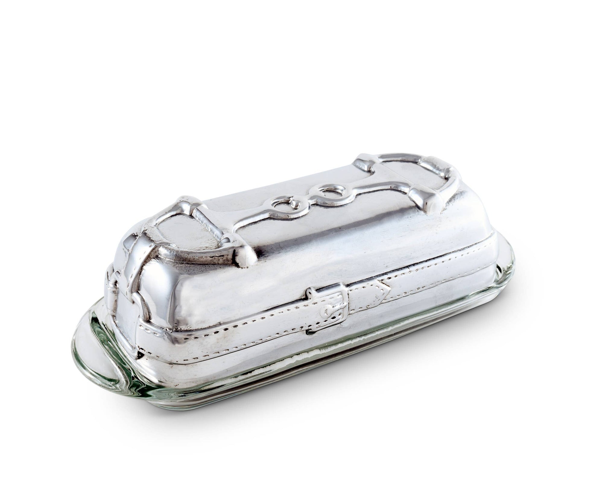 Arthur Court - Equestrian Butter Dish