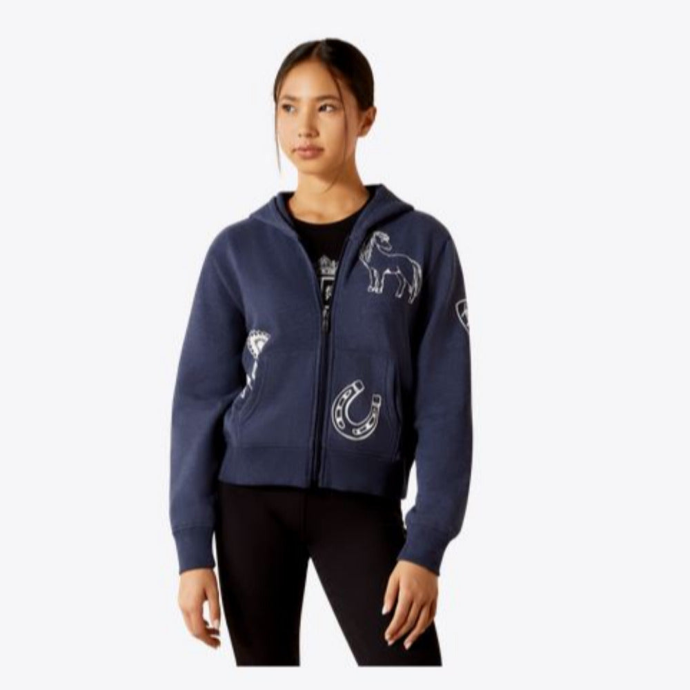 Ariat Youth Spiffy Full Zip Sweatshirt