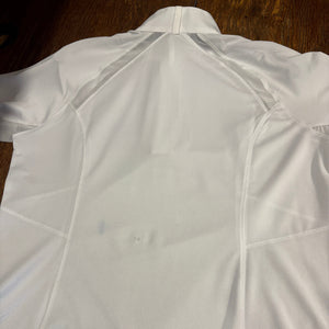 NEW WITH DEFECT Ariat Ladies Sunstopper Pro 2.0 Show Shirt White CLOSEOUT