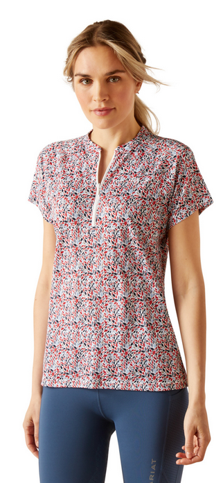 Ariat Ladies Labyrinth Cap Sleeve Baselayer- Foliole CLOSEOUT