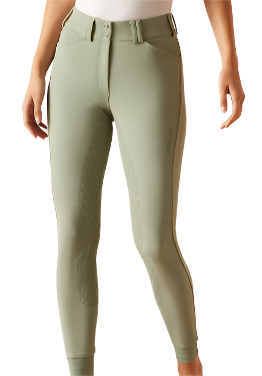 Ariat Ladies Tri Factor Grip Full Seat Breech - Lily Pad CLOSEOUT