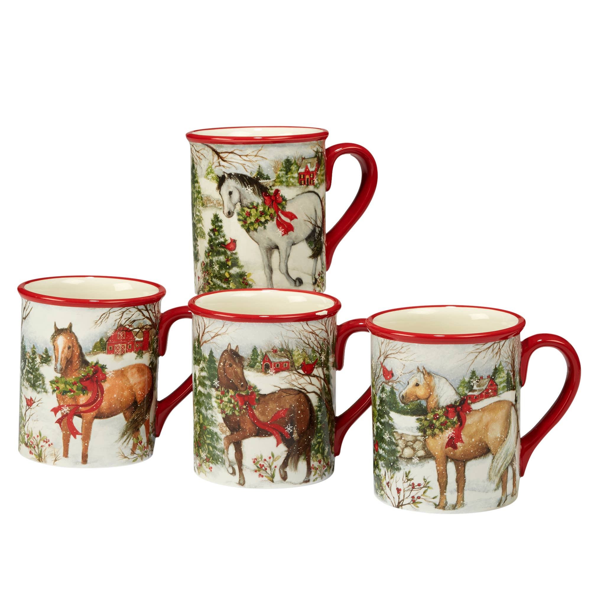 Certified International - Christmas on the Farm Mug 18 oz