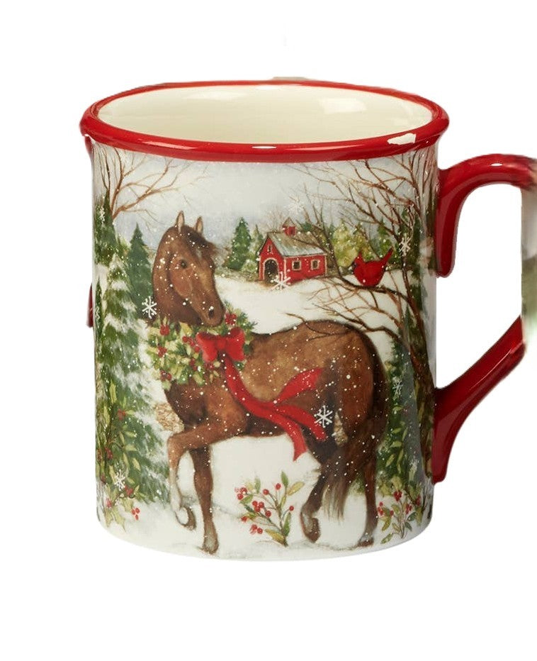 Certified International - Christmas on the Farm Mug 18 oz