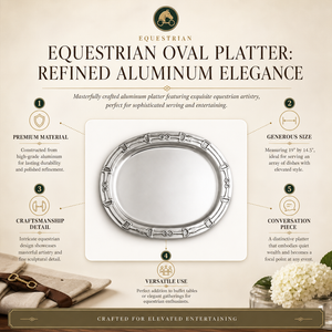 Arthur Court - Equestrian Oval Platter