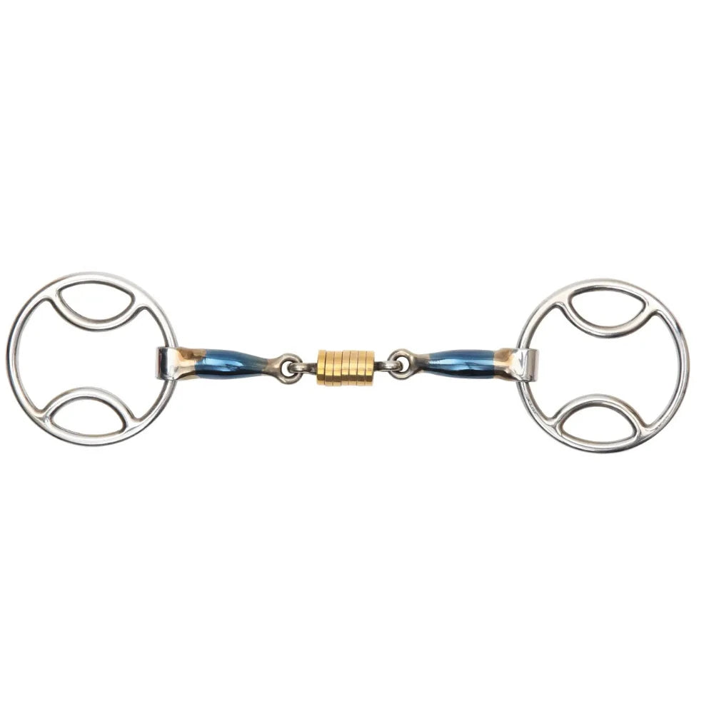 Shires Blue Sweet Iron Bevel with Roller Link