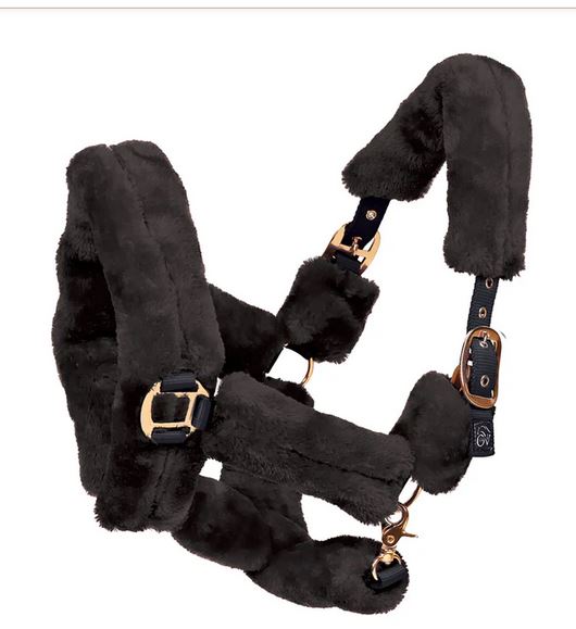 Ovation Rose Gold Fleece Shipping Halter