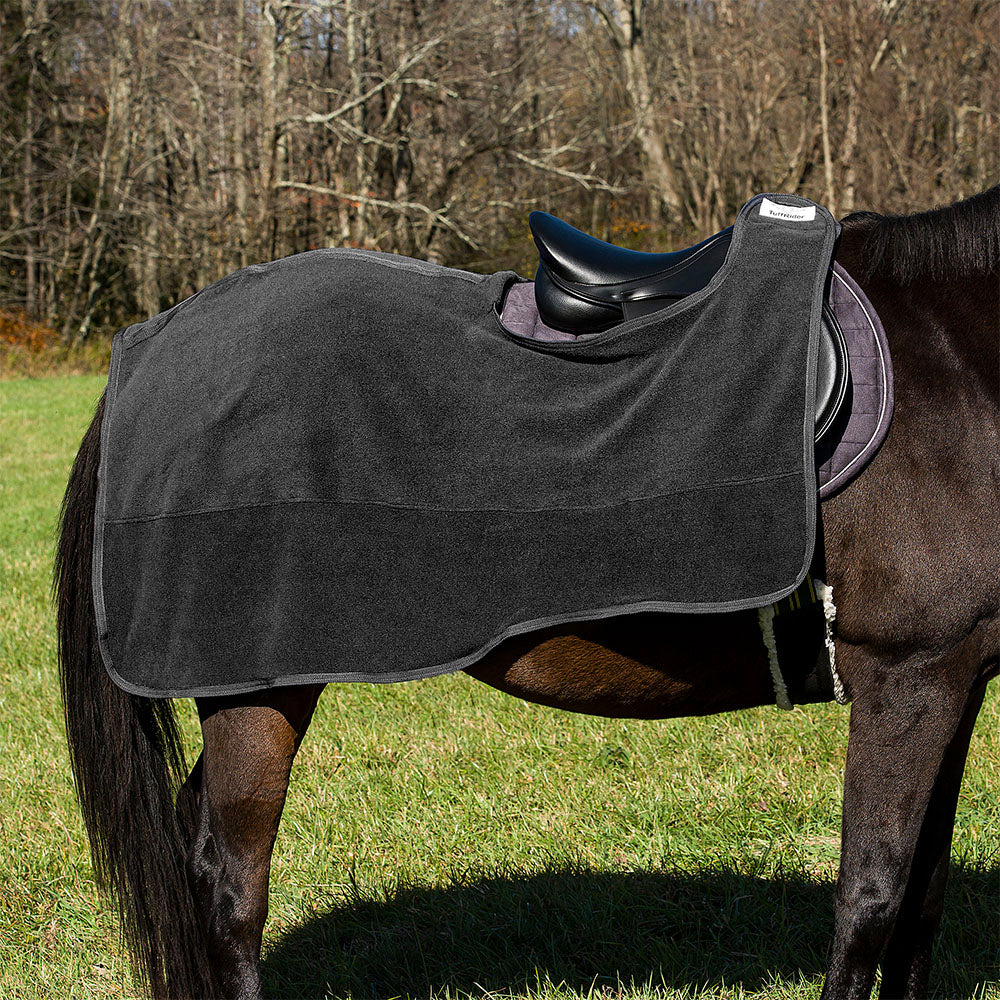 TuffRider Quarter Fleece Sheet - Black - The Carousel Horse 
