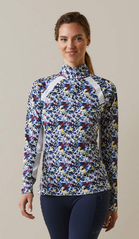 Ariat Ladies Sunstopper 2.0 1/4 Zip Shirt- VARIOUS PRINTS - CLOSEOUT