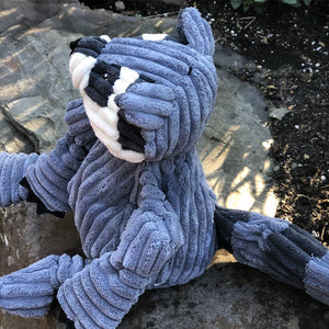 HuggleHounds - Reggie Raccoon Knottie® Plush Dog Toy: Large