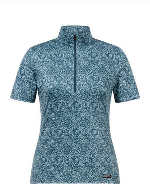 Kerrits Play It Coolcore Short Sleeve Shirt – Print - The Carousel Horse 