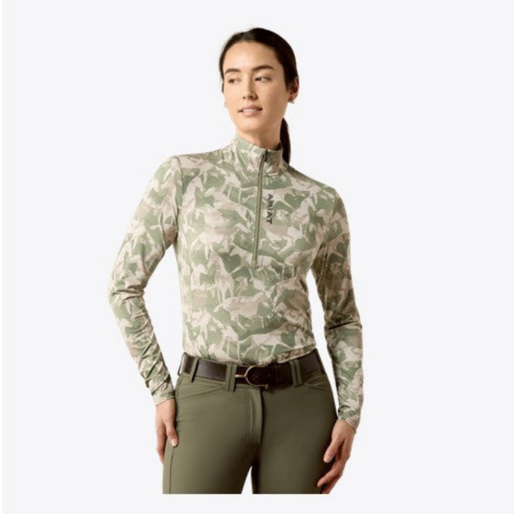 Ariat Womens Lunaveil 1/2 Zip Baselayer - The Carousel Horse