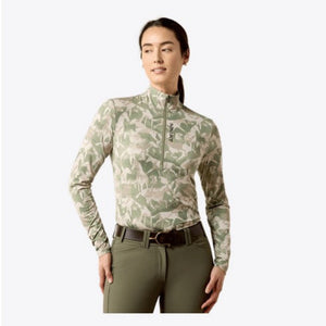 Ariat Womens Lunaveil 1/2 Zip Baselayer - The Carousel Horse