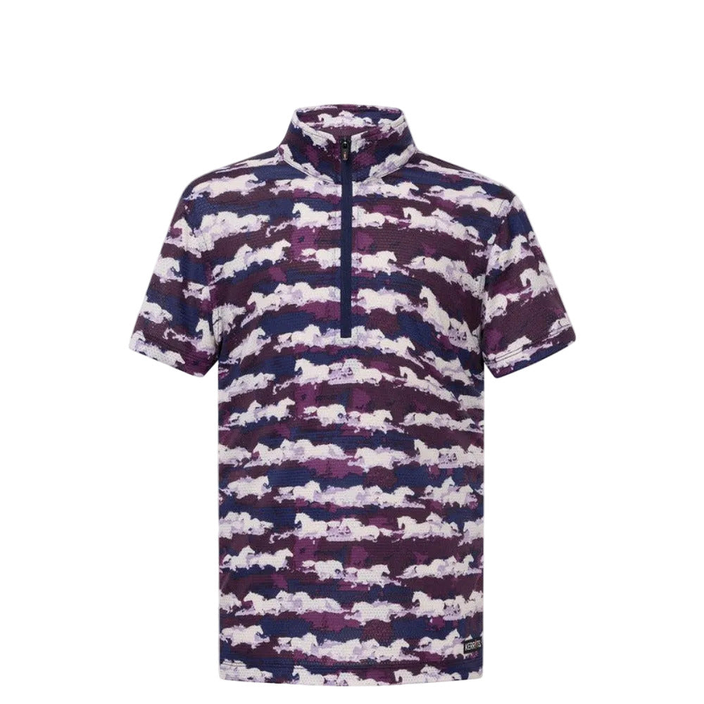 Kerrits Kids EquiBreeze Ice Fil® Short Sleeve Shirt – Print - The Carousel Horse 
