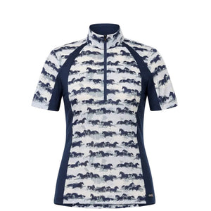 Kerrits EquiBreeze Ice Fil® Short Sleeve Shirt – Print - The Carousel Horse 