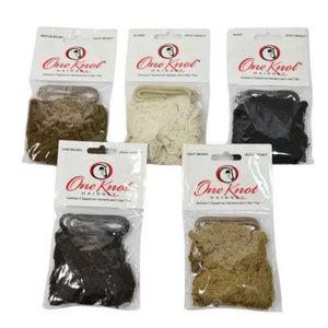 ONE KNOT One Knot Heavy Hair Net - Light Brown 2PK