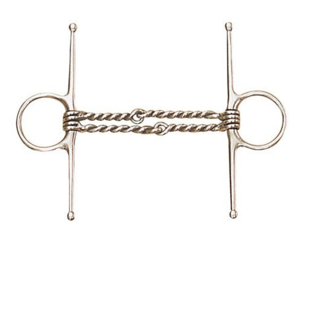 Centaur Stainless Steel Double Twisted Wire Full Cheek Bit - The Carousel Horse
