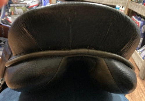 GENTLY USED- Centaur Michael Stokes Dressage Saddle Black 17.5in WIDE
