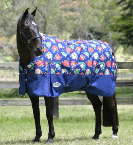 WeatherBeeta ComFiTec Essential Standard Neck Medium Turnout- HOLIDAY SWEATER CLOSEOUT