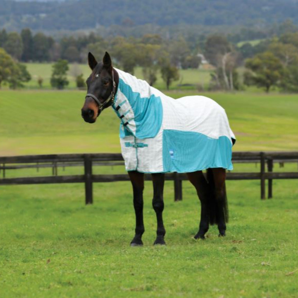 Kool Coat Cotton Airstream II Detach-A-Neck Fly Sheet