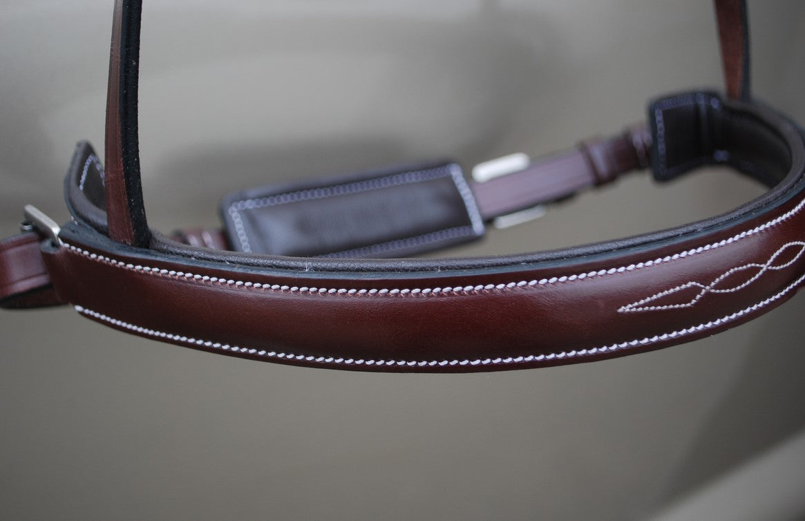 KL Select Red Barn Hunter Crank Noseband