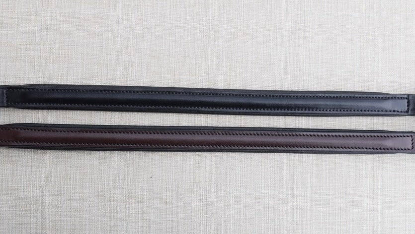 Red Barn Plain Round Raised Padded Browband