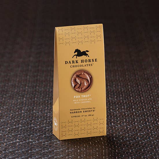 Dark Horse Chocolates Fox Trot Gable Box milk caramel 6 pcs