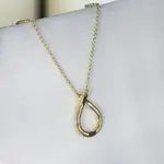 Cali Loop Horseshoe Necklace- Gold