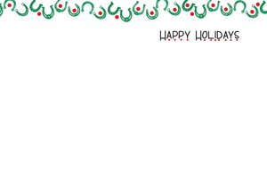 Horse Boxed Christmas Cards: Horse Shoe Tree