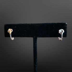 Westrian International - English Snaffle Bit Hoop Earrings - Sterling Silver