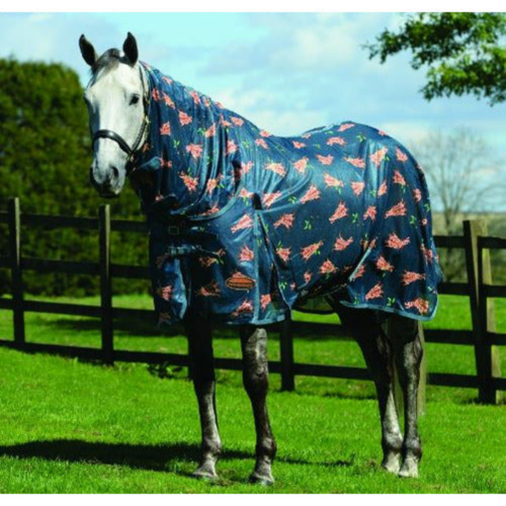 Weatherbeeta Comfitec Essentail Mesh II Combo Neck Fly Sheet- Prints  CLOSEOUT