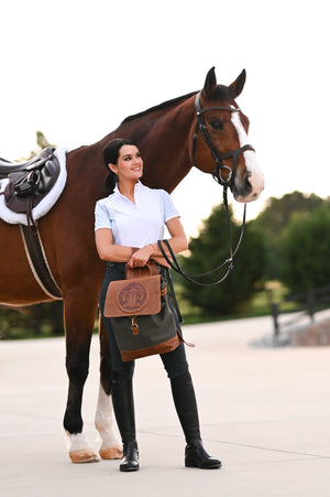 Tucker Tweed Equestrian - Barn Backpack - The Carousel Horse
