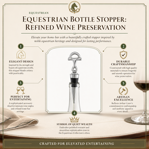 Arthur Court - Equestrian Bottle Stopper