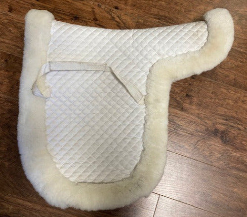 GENTLY USED- Fleeceworks Dressage Saddle Pad