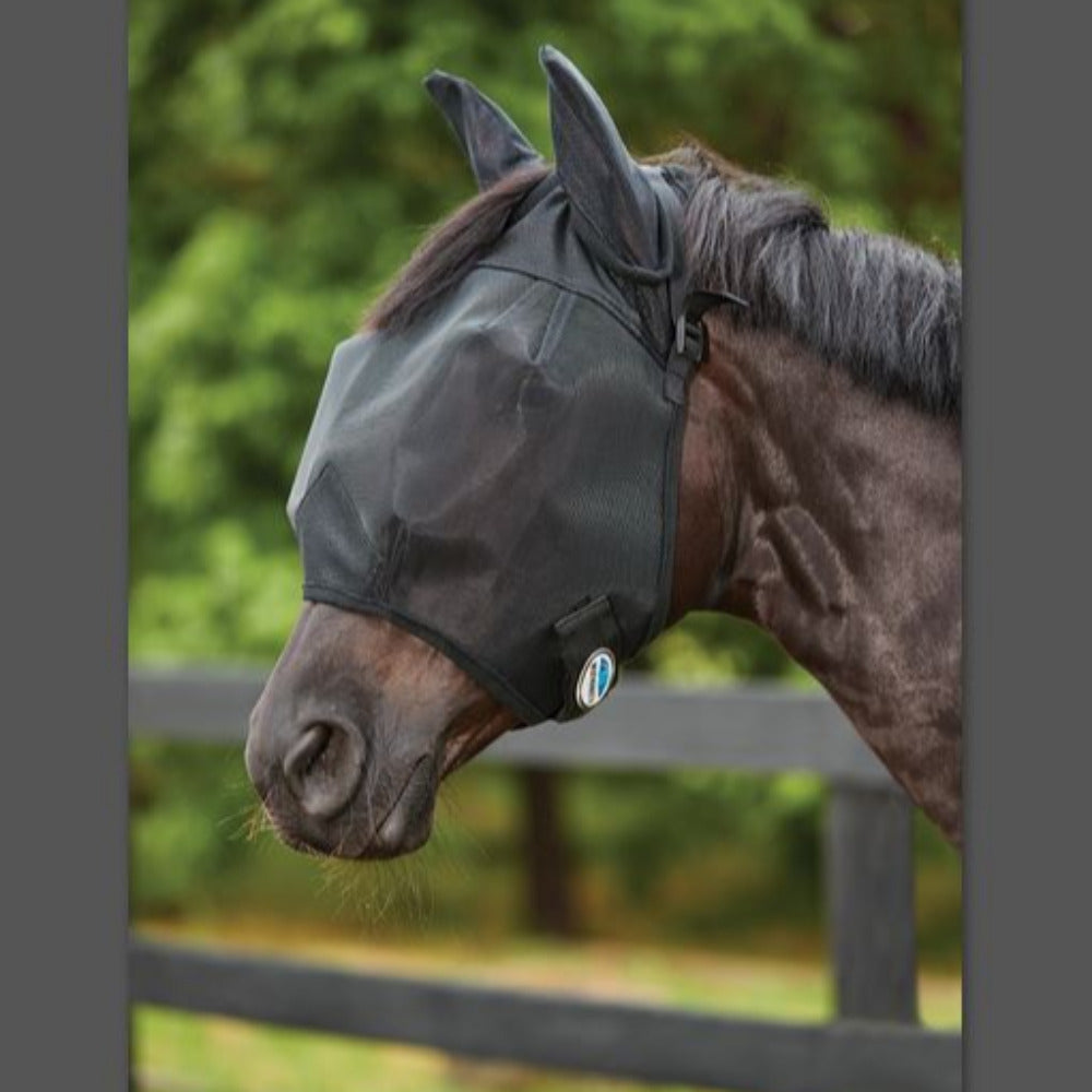 WeatherBeeta ComFiTec Double Dart Deluxe Fly Mask with Ears