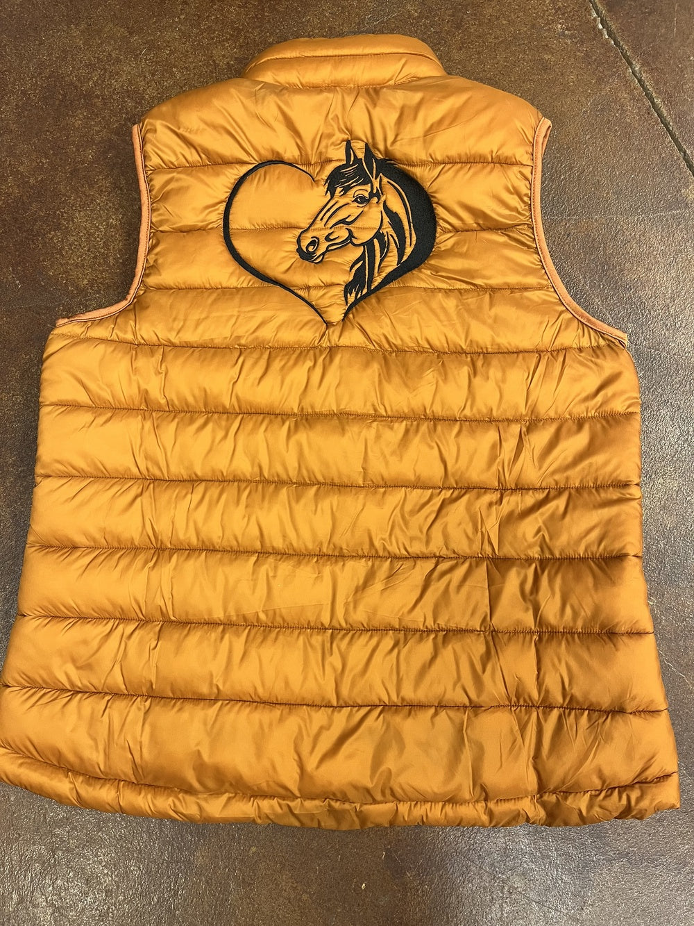 Women's Embroidered Lightweight Poly-Fill Packable Vest